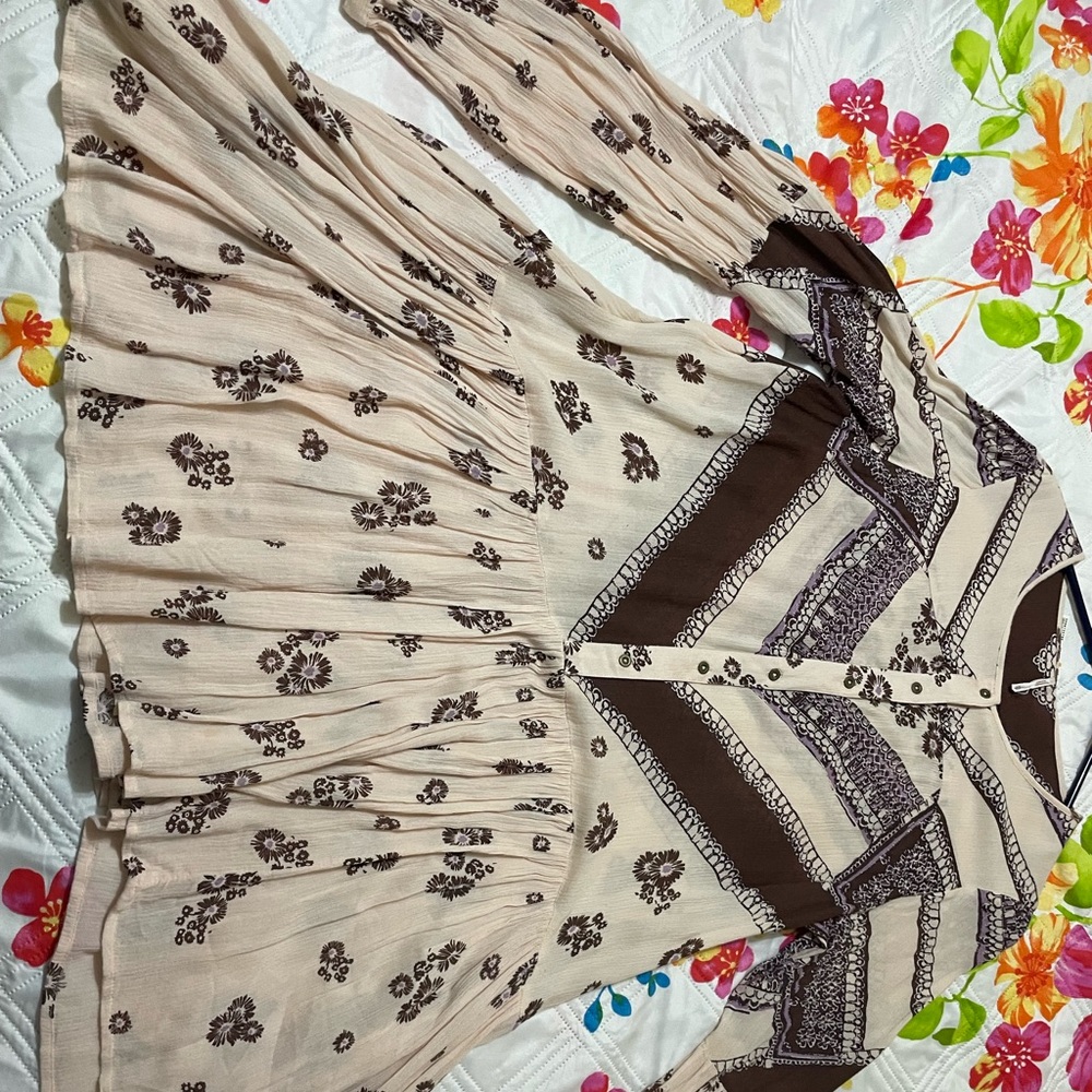 Beautiful free people brand tunic.. details are beautiful